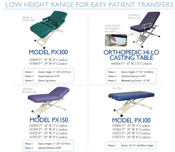 Arrow Life Medical Solution: PX SERIES EXAM TABLE