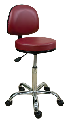 Professional Stool with Backrest